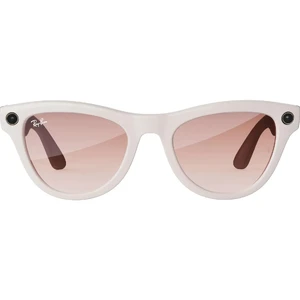 Умные очки Ray-Ban Meta Skyler, Shiny Chalky Gray / Cinnamon Pink - Фото 3