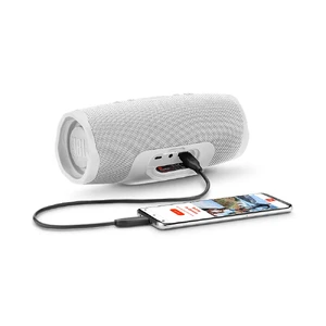 Портативна акустика JBL Charge 4 Steel White - Фото 6