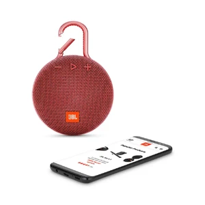 Водонепроникна колонка JBL Clip 3 Fiesta Red - Фото 5