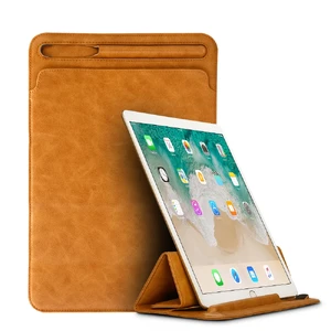 Кожаный чехол Jisoncase Leather Sleeve Brown для iPad Air 3 (2019) | Pro 10.5"