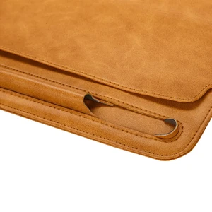 Кожаный чехол Jisoncase Leather Sleeve Brown для iPad Air 3 (2019) | Pro 10.5" - Фото 7