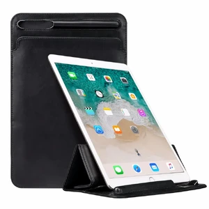 Кожаный чехол Jisoncase Leather Sleeve Black для iPad Air 3 (2019) | Pro 10.5"