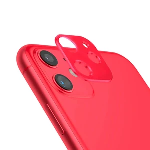 Червона захисна рамка для камери iPhone 11 iLoungeMax Metal Lens