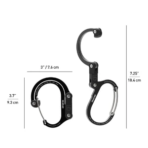 Карабін Heroclip Medium Black - Фото 2