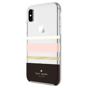 Чехол Kate Spade Flexible Hardshell Charlotte Stripes Black для iPhone X | XS - Фото 3
