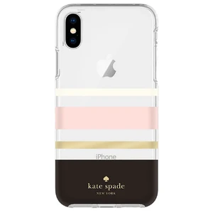 Чохол Kate Spade Flexible Hardshell Charlotte Stripes Black для iPhone X | XS