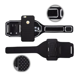 Спортивный чехол на руку iLoungeMax Keysion Armband Black для iPhone SE 3 | SE 2 | 8 | 7 (2020) - Фото 8