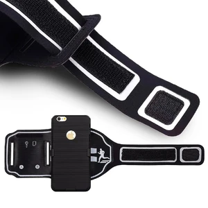 Спортивный чехол на руку iLoungeMax Keysion Armband Black для iPhone SE 3 | SE 2 | 8 | 7 (2020) - Фото 7