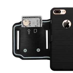 Спортивный чехол на руку iLoungeMax Keysion Armband Black для iPhone 7 Plus | 8 Plus - Фото 6