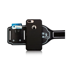 Спортивный чехол на руку iLoungeMax Keysion Armband Black для iPhone 7 Plus | 8 Plus - Фото 5
