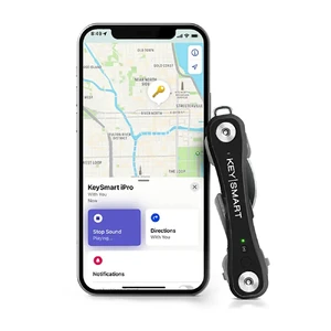 Органайзер для ключей с поддержкой Apple Find My KeySmart iPro Black - Фото 2