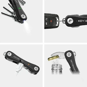 Органайзер для ключей с поддержкой Apple Find My KeySmart iPro Black - Фото 6