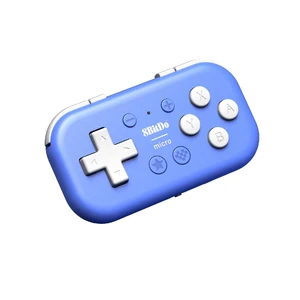 Карманный мини-геймпад 8BitDo Micro Bluetooth Gamepad с поддержкой режима клавиатуры для коммутатора, Switch | iOS | Android | Raspberry Pi (Blue)