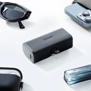 Компактный EDC-повербанк Anker Nano Power Bank Black с мощностью 12W, MFi Lightning, 5000mAh - Фото 5
