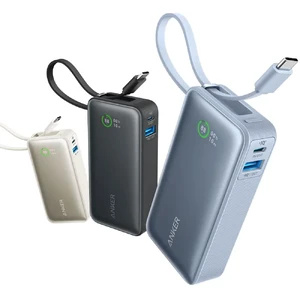Компактный повербанк Anker Nano Power Bank Black с мощностью 30W и USB-C, 10000mAh - Фото 2