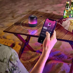 Компактная Bluetooth-колонка Anker Soundcore Glow Mini с динамической подсветкой и звуком на 360° - Фото 7