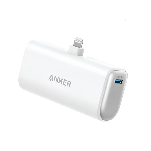 Компактний EDC-повербанк Anker Nano Power Bank з потужністю 12W та MFi Lightning, 5000mAh