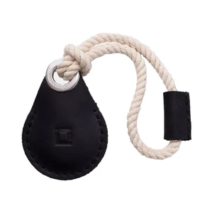 Шкіряний чохол-петля INCARNE Air Holder Black для Apple AirTag