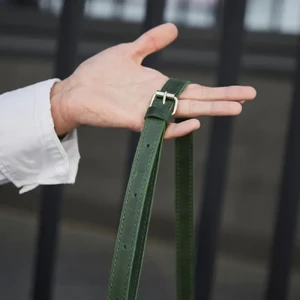 Шкіряний чохол-конверт INCARNE Neat Green для MacBook Air 15" M3 | M2 (2024 | 2023) - Фото 6