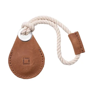 Шкіряний чохол-петля INCARNE Air Holder Cognac для Apple AirTag