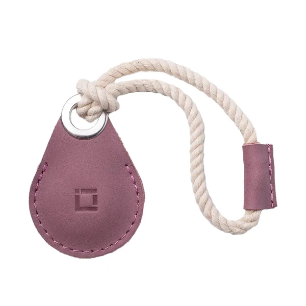 Шкіряний чохол-петля INCARNE Air Holder Lilac для Apple AirTag
