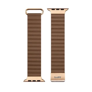 Кожаный ремешок Laut NOVI LUXE Sepia Brown для Apple Watch Ultra 49mm | 45mm | 44mm | 42mm - Фото 2