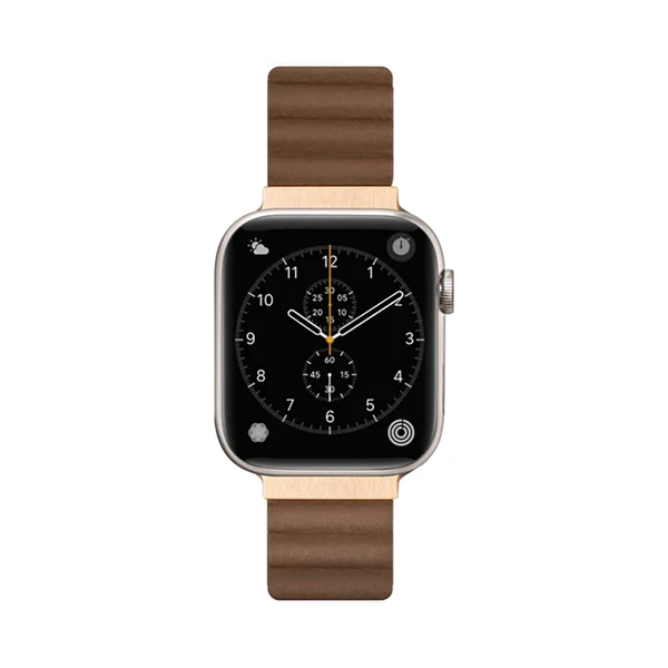 Шкіряний ремінець Laut NOVI LUXE Sepia Brown для Apple Watch Ultra 49mm | 45mm | 44mm | 42mm у Броварах