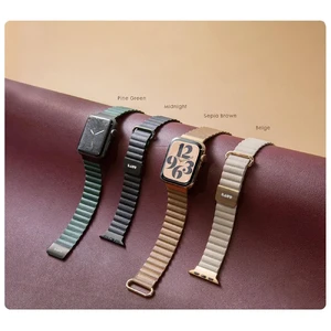 Шкіряний ремінець Laut NOVI LUXE Midnight для Apple Watch Ultra 49mm | 45mm | 44mm | 42mm - Фото 4