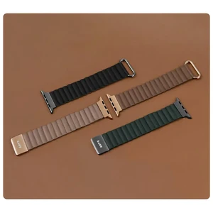 Кожаный ремешок Laut NOVI LUXE Sepia Brown для Apple Watch Ultra 49mm | 45mm | 44mm | 42mm - Фото 7