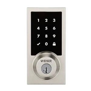 Розумний бездротової замок Kwikset | Weiser Premis Touchscreen Smart Lock Satin Nickel