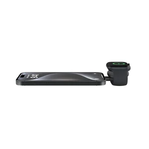 Док-станция MagSafe Belkin 3-в-1 BoostCharge Pro Charging Pad Black 15W с Qi2 для iPhone | Apple Watch | AirPods - Фото 4
