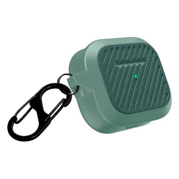 Защитный чехол с карабином Laut CAPSULE IMPKT Sage Green для AirPods 3
