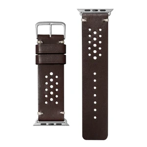 Кожаный ремешок Laut Heritage Burgundy для Apple Watch Ultra 49mm | 45mm | 44mm | 42mm - Фото 3
