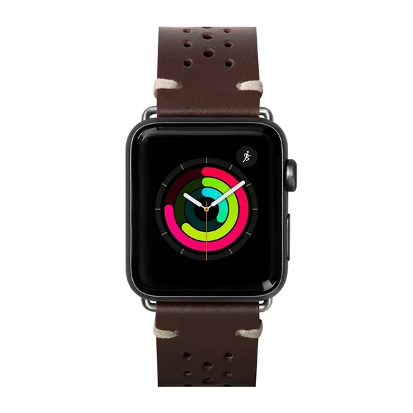 Шкіряний ремінець Laut Heritage Burgundy для Apple Watch Ultra 49mm | 45mm | 44mm | 42mm у Броварах