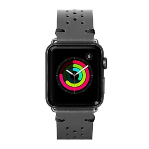 Шкіряний ремінець Laut Heritage Slate Grey для Apple Watch Ultra 49mm | 45mm | 44mm | 42mm