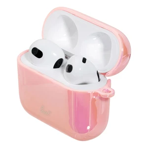Защитный чехол с карабином Laut HOLO Pink для AirPods 3 - Фото 2
