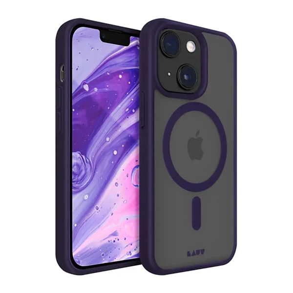 Захисний чохол Laut HUEX PROTECT Case Compatible with MagSafe Dark Purple для iPhone 14 | 13 у Житомирі