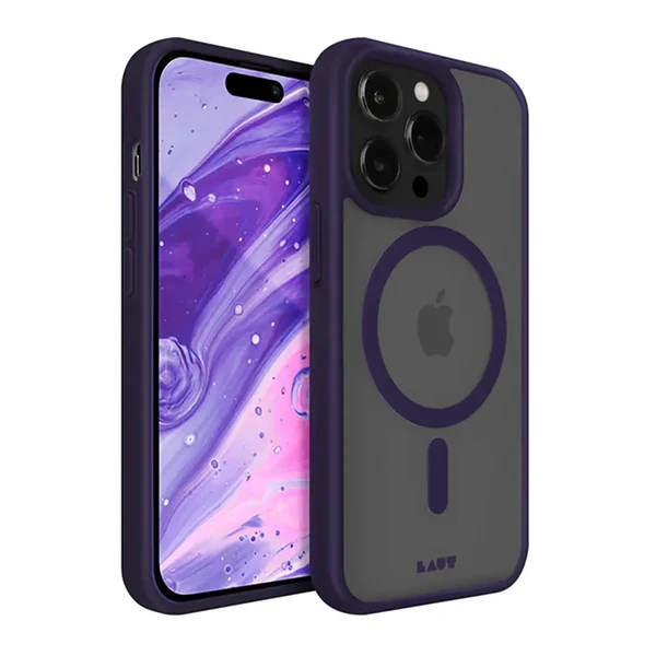 Захисний чохол Laut HUEX PROTECT Case Compatible with MagSafe Dark Purple для iPhone 14 Pro у Броварах