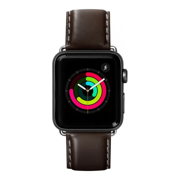 Шкіряний ремінець Laut Oxford Espresso для Apple Watch 41mm | 40mm | 38mm у Броварах