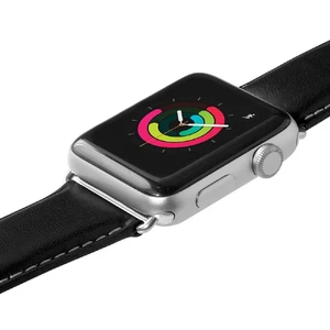 Кожаный ремешок Laut Oxford Noir для Apple Watch Ultra 49mm | 45mm | 44mm | 42mm - Фото 2