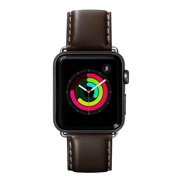 Кожаный ремешок Laut Oxford Espresso для Apple Watch Ultra 49mm | 45mm | 44mm | 42mm в Ужгороде
