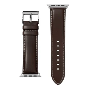 Шкіряний ремінець Laut Oxford Espresso для Apple Watch Ultra 49mm | 45mm | 44mm | 42mm - Фото 3