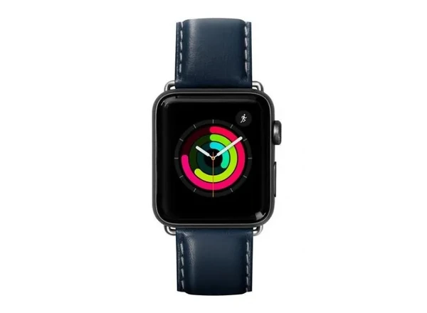 Кожаный ремешок Laut Oxford Indigo для Apple Watch Ultra 49mm | 45mm | 44mm | 42mm в Ужгороде