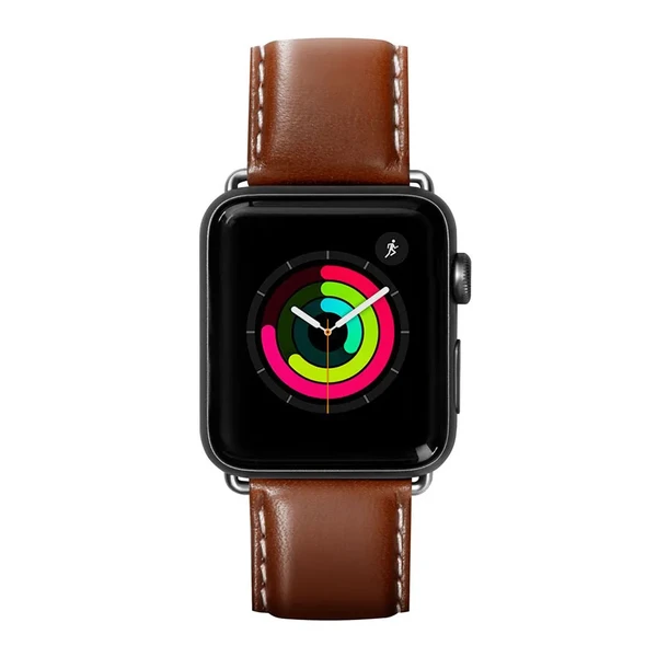 Шкіряний ремінець Laut Oxford Tobacco для Apple Watch Ultra 49mm | 45mm | 44mm | 42mm у Броварах