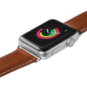 Шкіряний ремінець Laut Oxford Tobacco для Apple Watch Ultra 49mm | 45mm | 44mm | 42mm - Фото 2
