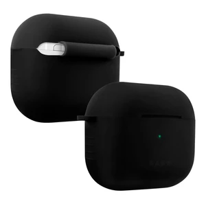 Силиконовый чехол с карабином Laut POD Charcoal для AirPods 3 - Фото 2
