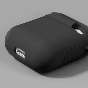 Силіконовий чохол Laut Pod Black для Apple AirPods - Фото 4