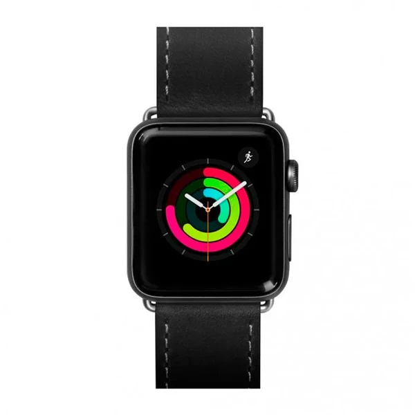 Шкіряний ремінець Laut Safari Black для Apple Watch Ultra 49mm | 45mm | 44mm | 42mm у Броварах