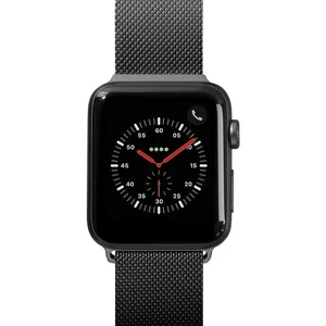 Металевий ремінець Laut Steel Loop Black для Apple Watch Ultra 49mm | 45mm | 44mm | 42mm LAUT_AWL_ST_BK - Фото 1