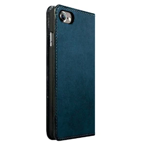 Кожаный флип-чехол Nomad Leather Folio Midnight Blue для iPhone SE 3 | SE 2 | 8 | 7 - Фото 2